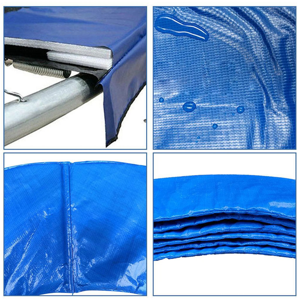 12FT Round Trampoline with Enclosure Net, Ladder, Spring Pad S777495