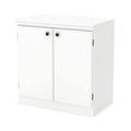 2 Door Storage Cabinet Pure White M836