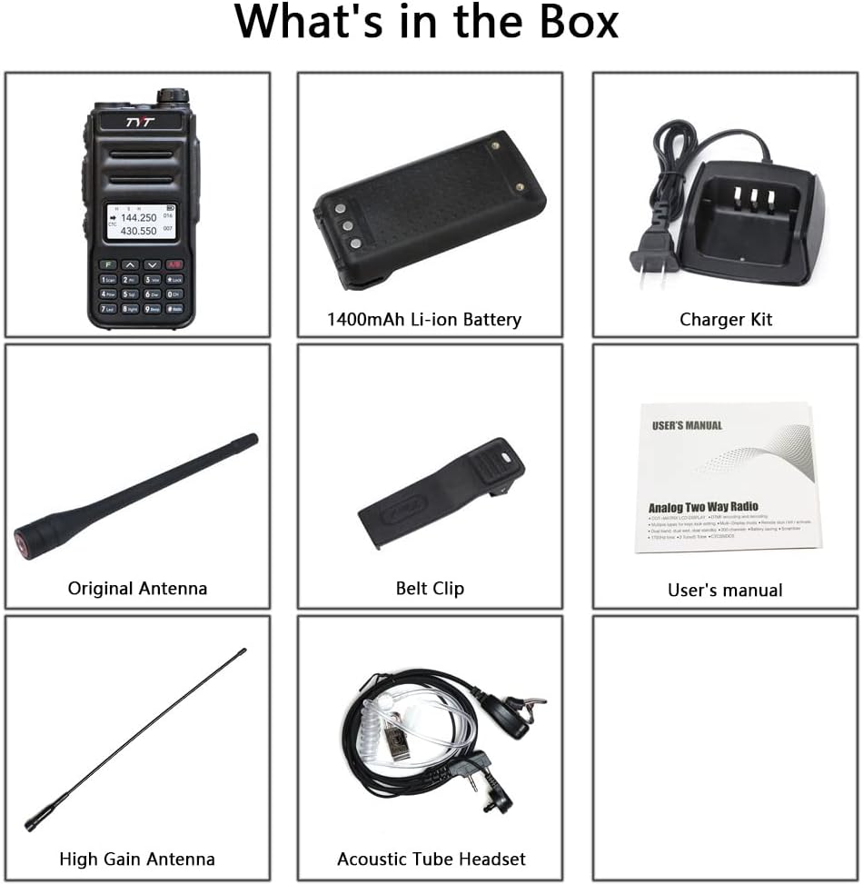 Dual Band VHF UHF Handheld Two Way Radio D113
