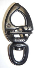 Black Quick Release Snap Shackle with Swivel Eye J83608