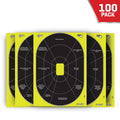 Splash Firearm Shooting Targets, 100-Pack, Black V882