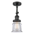 Black Semi Flush Mount Light M6660