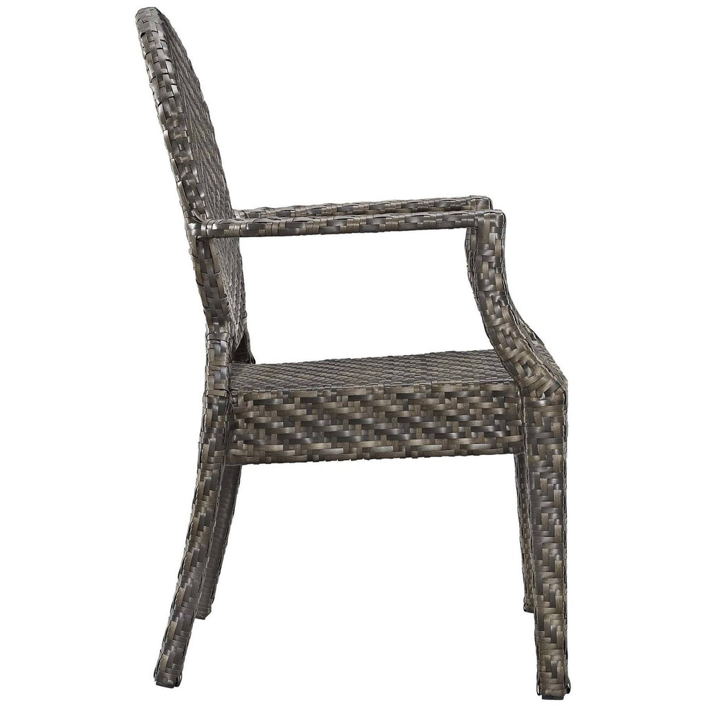 Brown Dining Patio Armchair F523