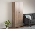 Rustic Oak Storage Cabinet X148703