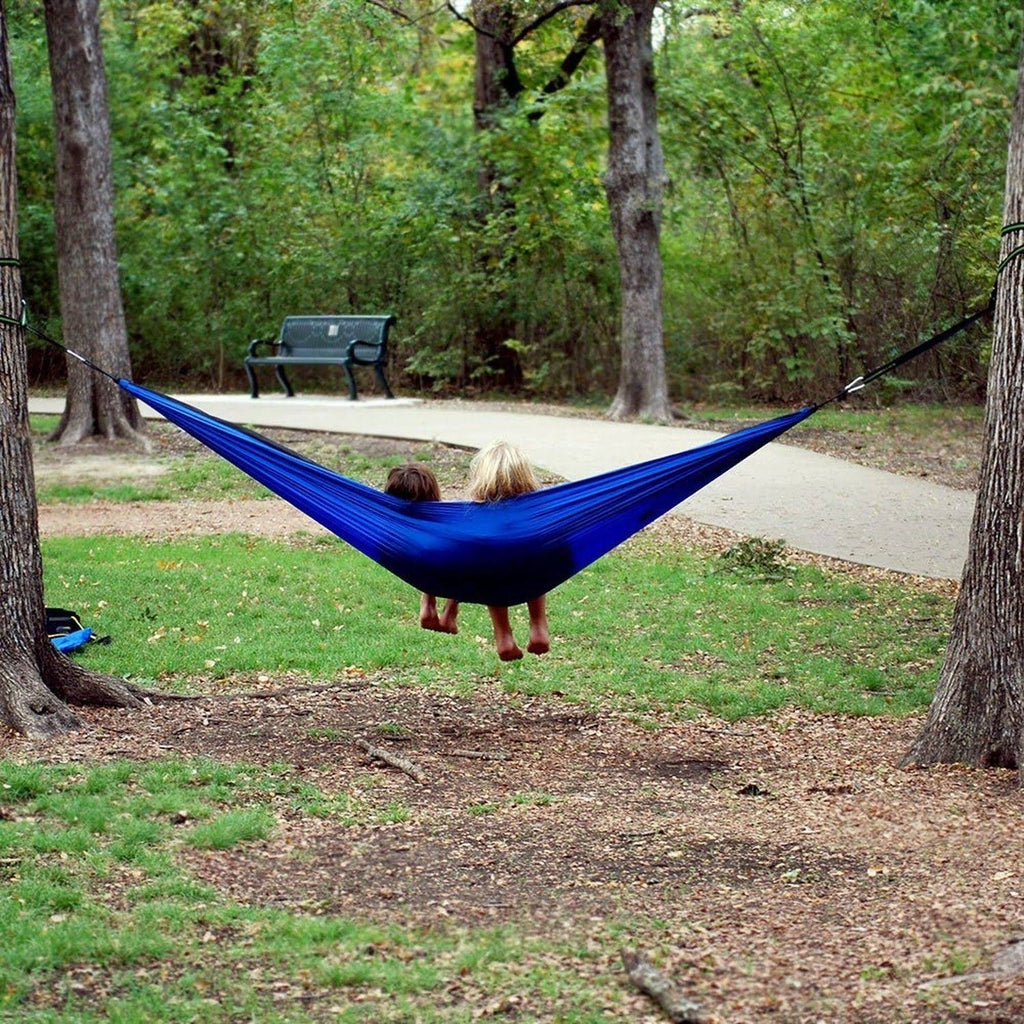Camping Hammock with Mosquito Net Rain Fly Tree Straps J5200