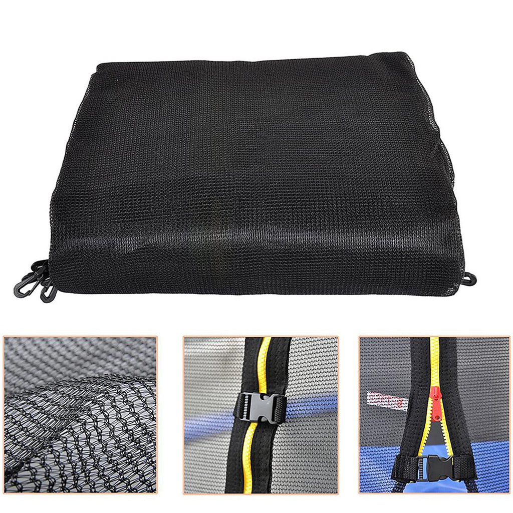 12FT Round Trampoline with Enclosure Net, Ladder, Spring Pad S777495