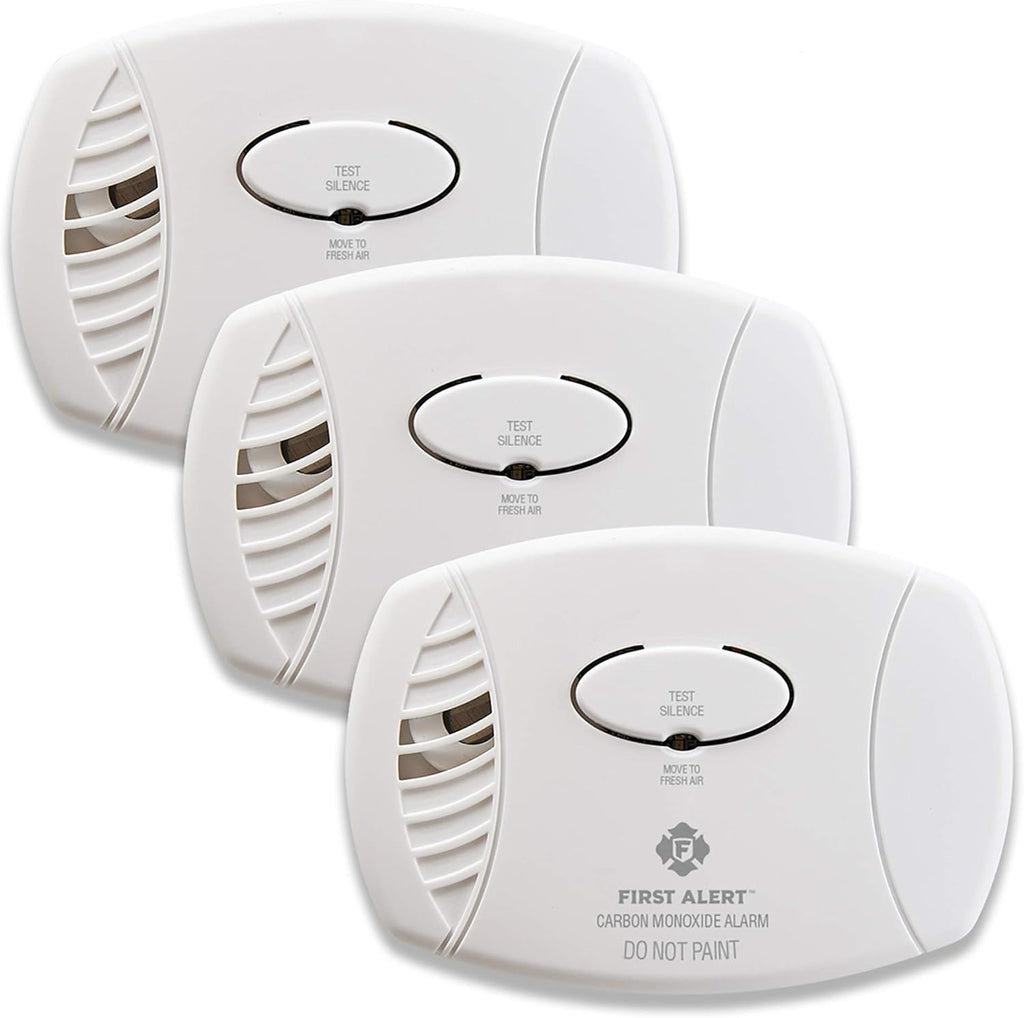 Carbon Monoxide Detector with Battery Backup, 3-Pack Y408
