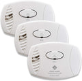 Carbon Monoxide Detector with Battery Backup, 3-Pack Y408