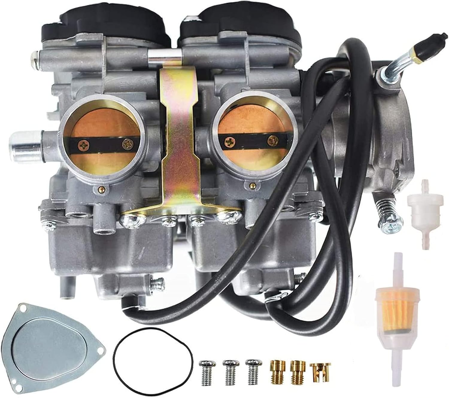 Pack of 2 Carburetor for Yamaha Raptor 660 O714