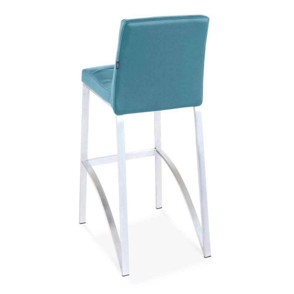 Teal Bar Stool with Metal Base W204763