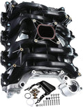 Upper Intake Manifold with Thermostat Compatible with Ford Crown Victoria Mustang Explorer Lincoln Town Car Mercury Grand Marquis Mountaineer 2001-2011 (V8 4.6L Only) I38877
