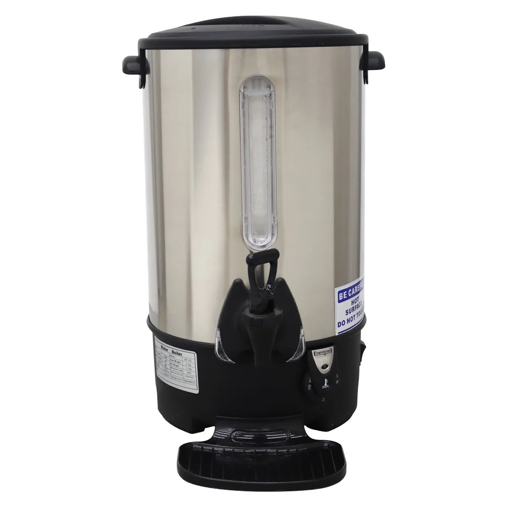 9.7L Stainless Steel Hot Coffee Dispenser Water Boiler Kettle M335621