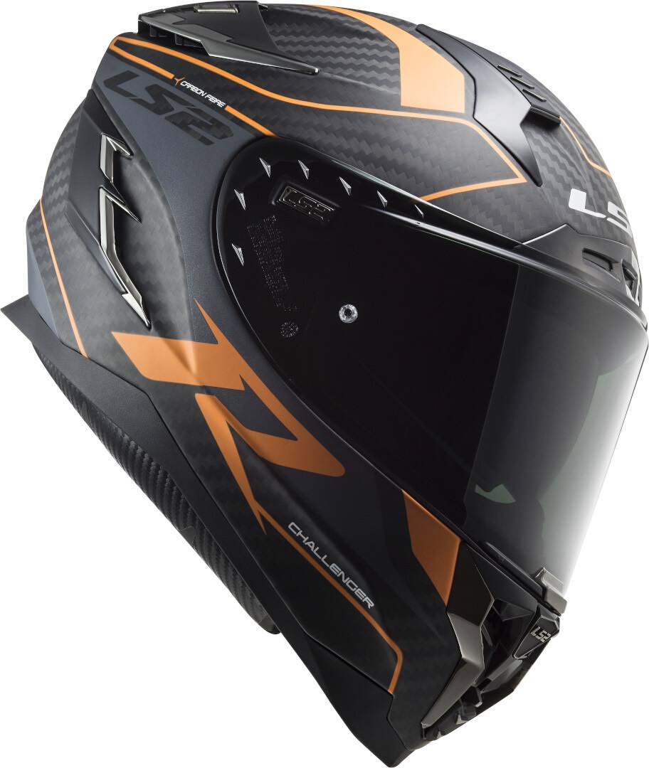 Orange Carbon Helmet, Size Xs S6949