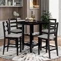 5 - Piece Dining Set Espresso Beige D329