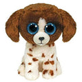 Brown and White Dog Plush X5093
