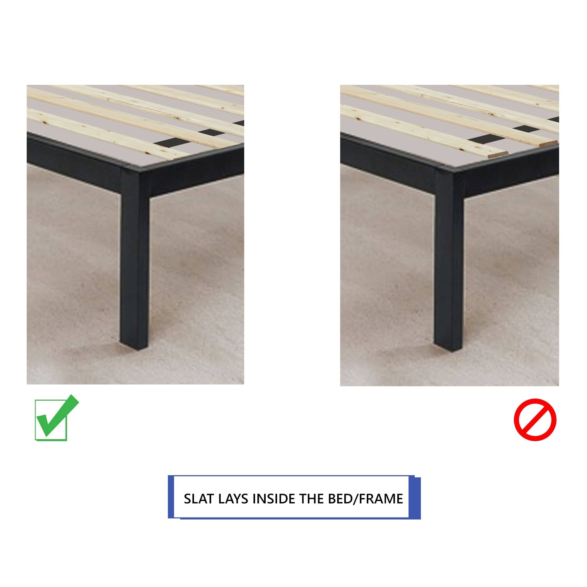 Twin XL Heavy Duty Wooden Mattress Support Bed Slats F741