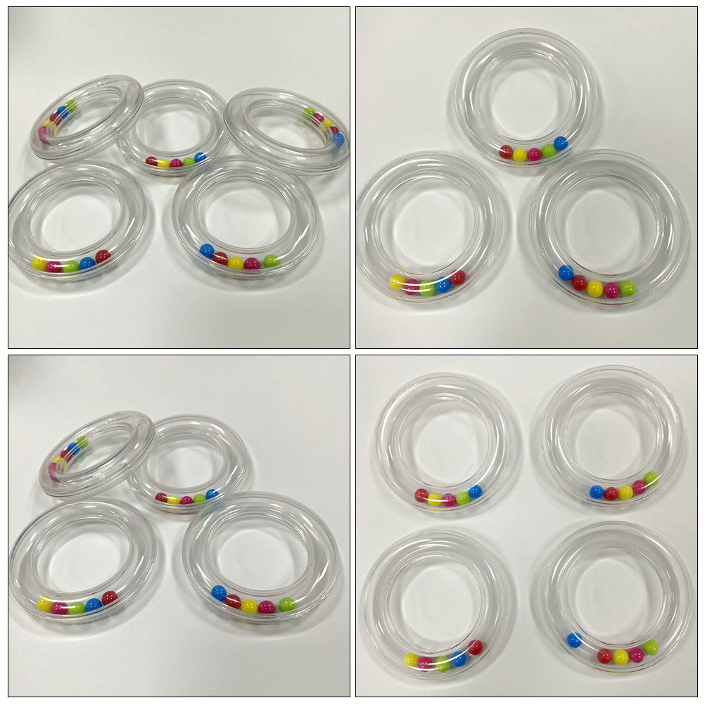 4 Pcs Plastic Baby Rattle Toys K209910