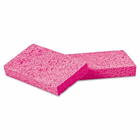 Small Cellulose Sponge 9 10 Thick Pink 2 /pack 24 /packs ct G675