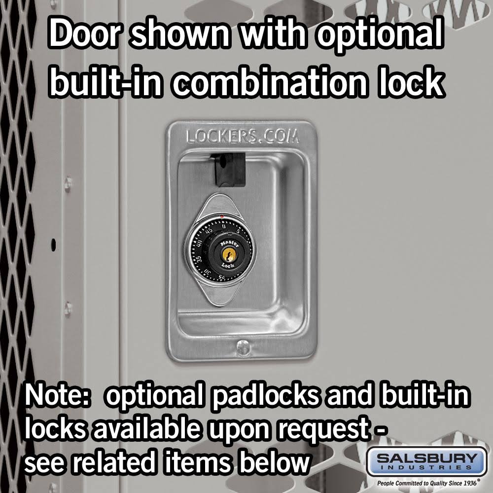 Blue Vented Metal Locker G94076