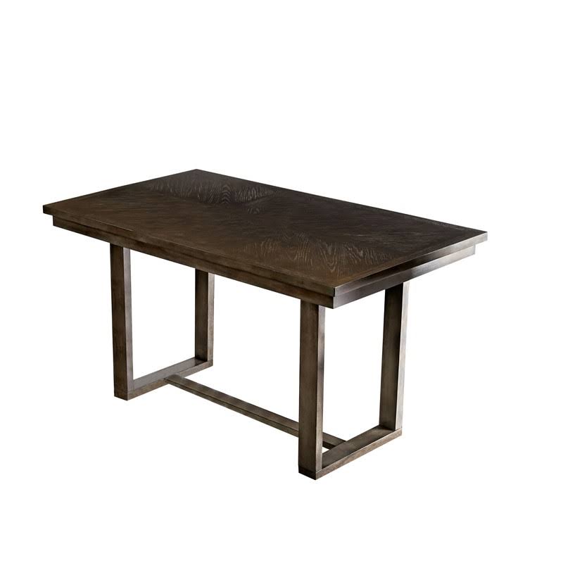 Gray Wood Counter Dining Table Y92457