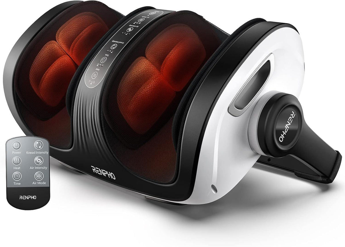 Shiatsu Foot and Calf Massager with Heat and Remote A352