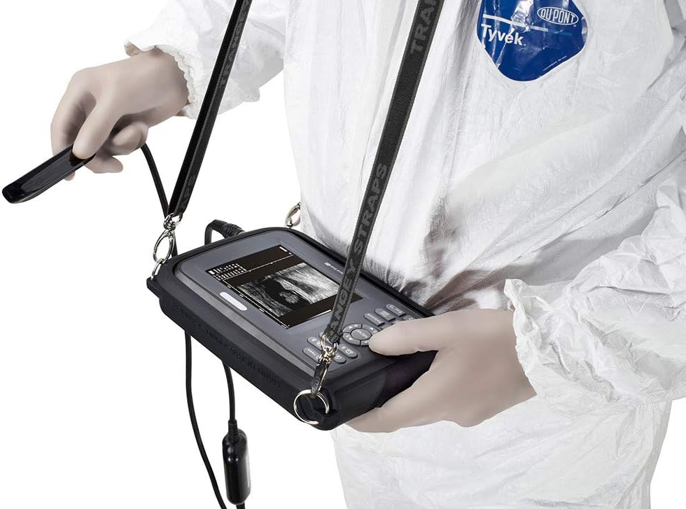 Portable Digital Veterinary Ultrasound Scanner with 4.0MHz Rectal Convex Probe F860488