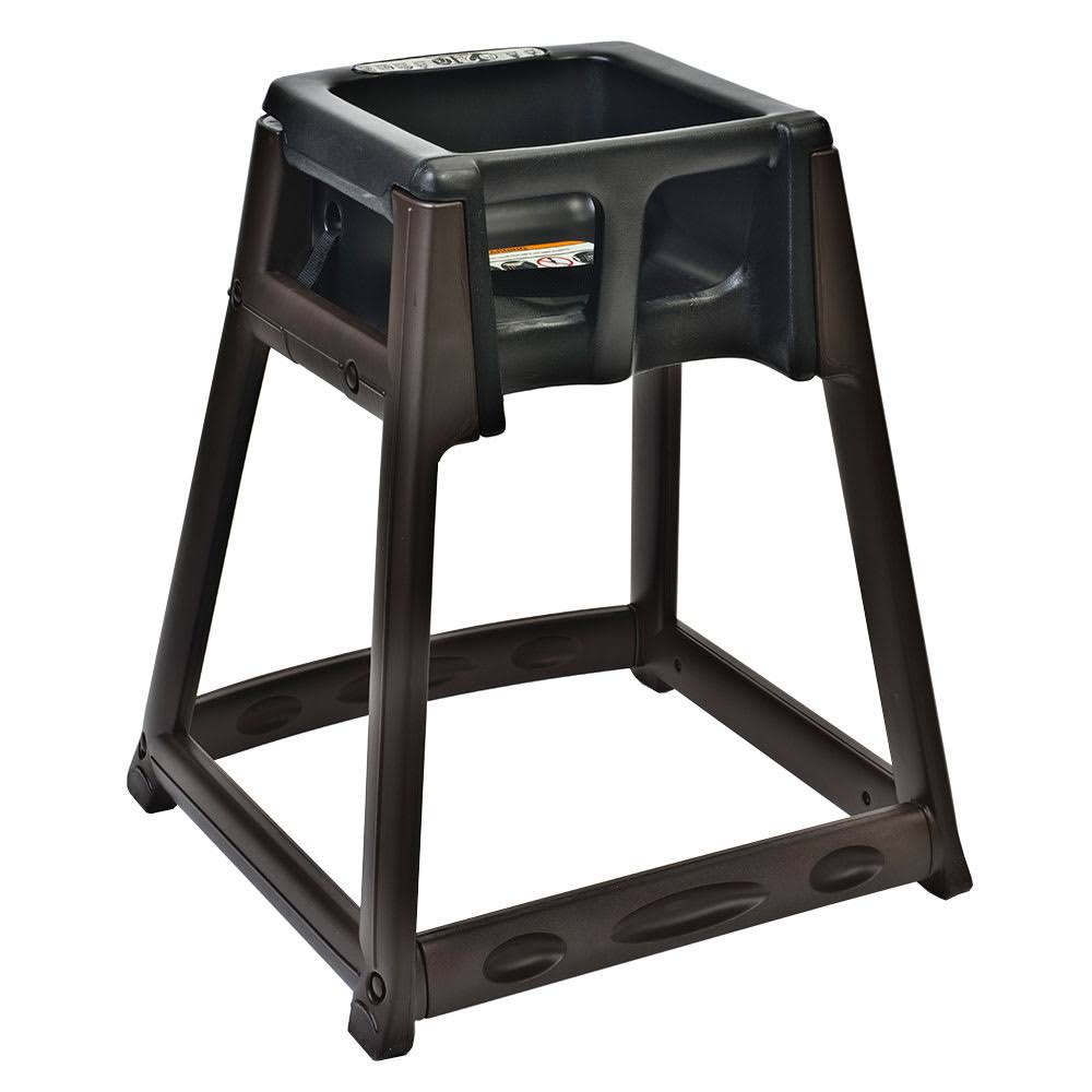 Brown High Chair with Black Seat Q82919