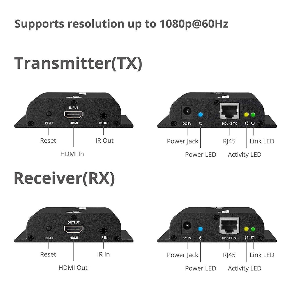 HDMI Over Cat6 Extender with IR O7034