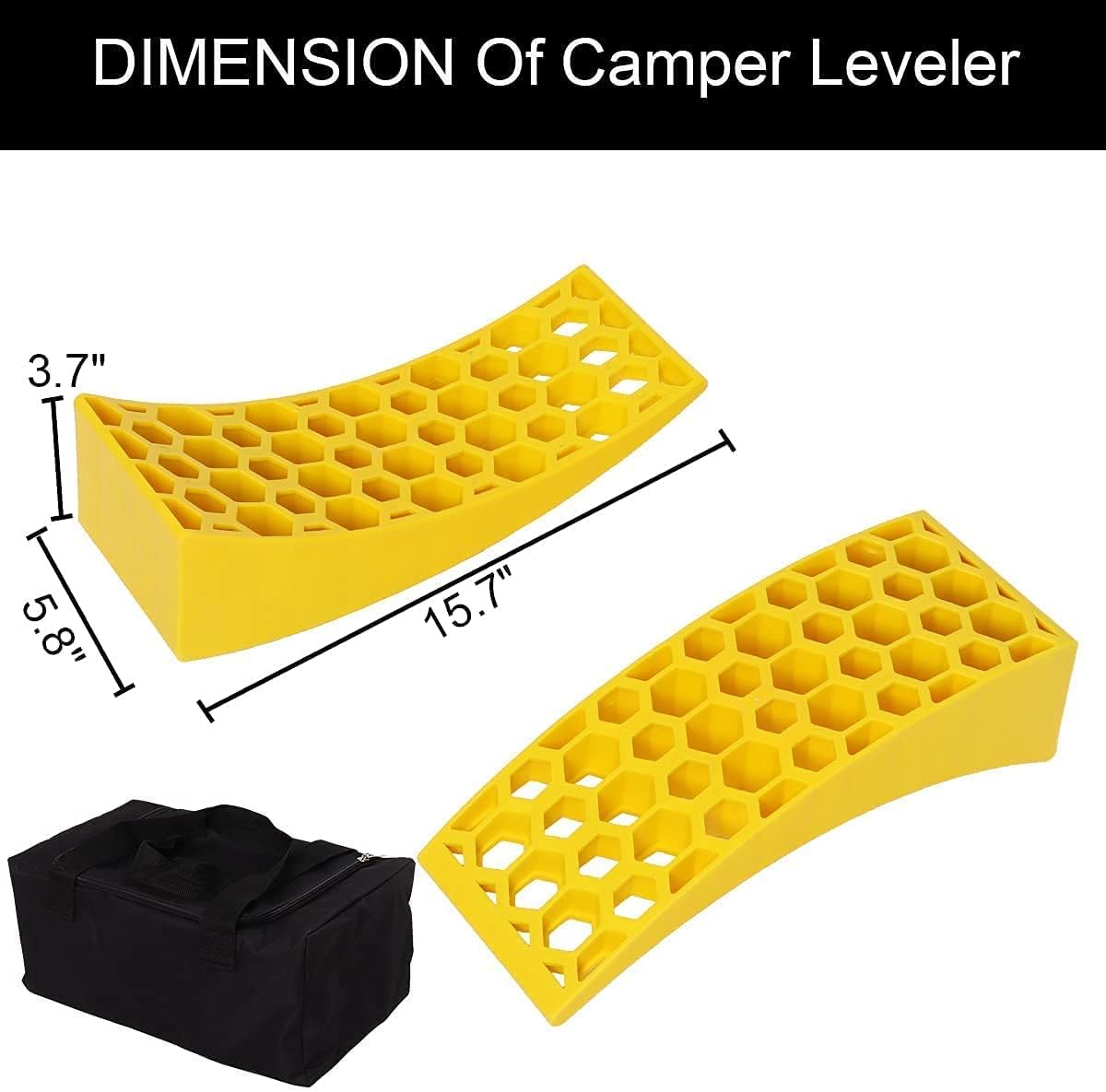 RV Camper Levelers, Wheel Chocks, Leveling Blocks S34487