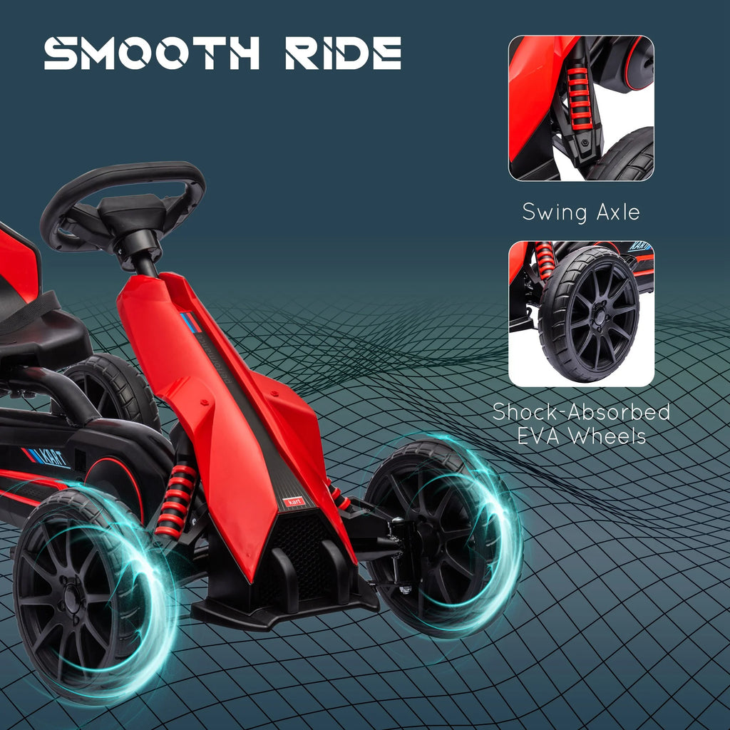 Kids Pedal Go Kart with Adjustable Seat X610229