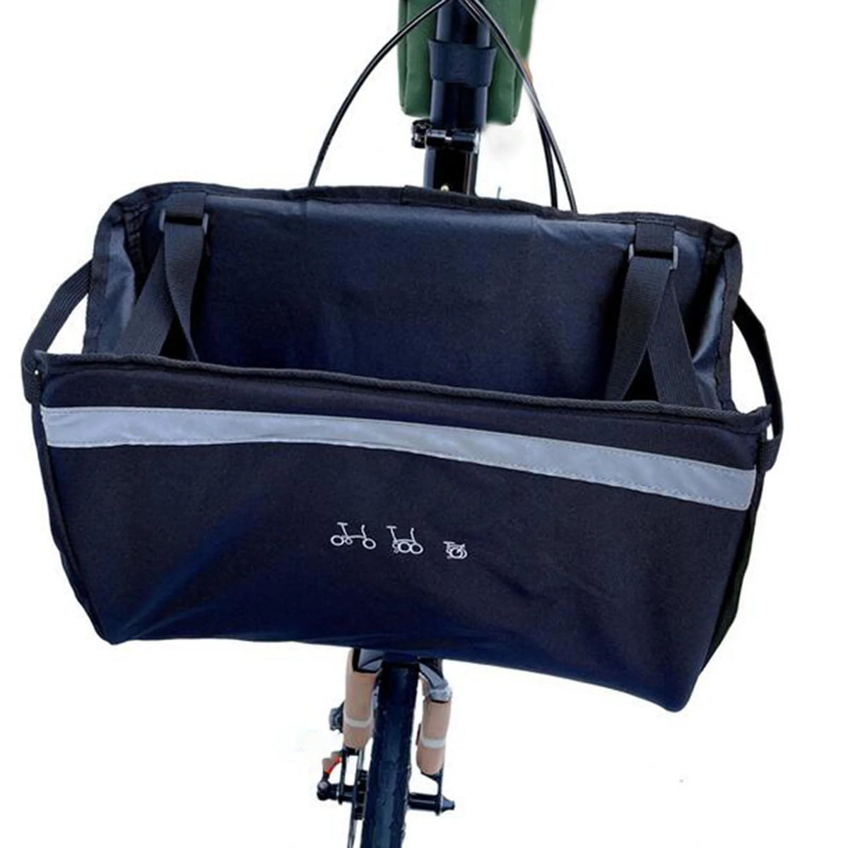 Folding Bike Basket with Rain Cover C323939