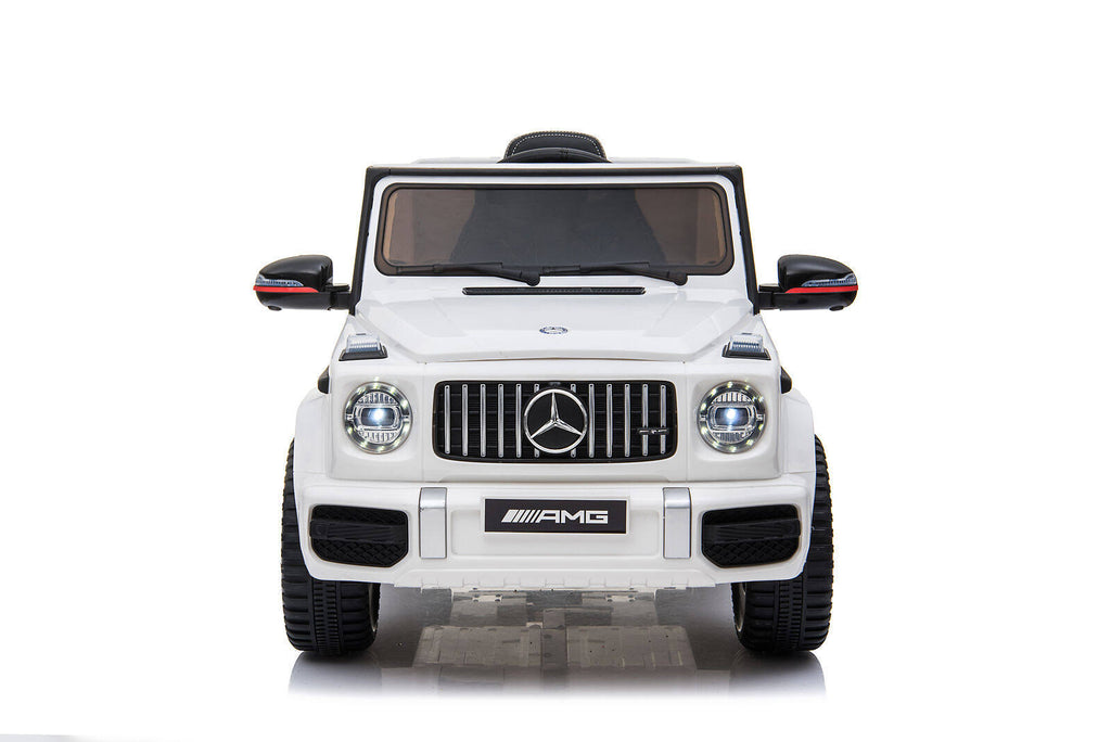 White 6V Kids Ride on Car with MP3 and RC L772431