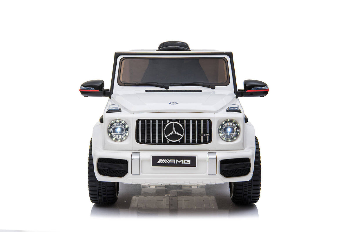 White 6V Kids Ride on Car with MP3 and RC L772431
