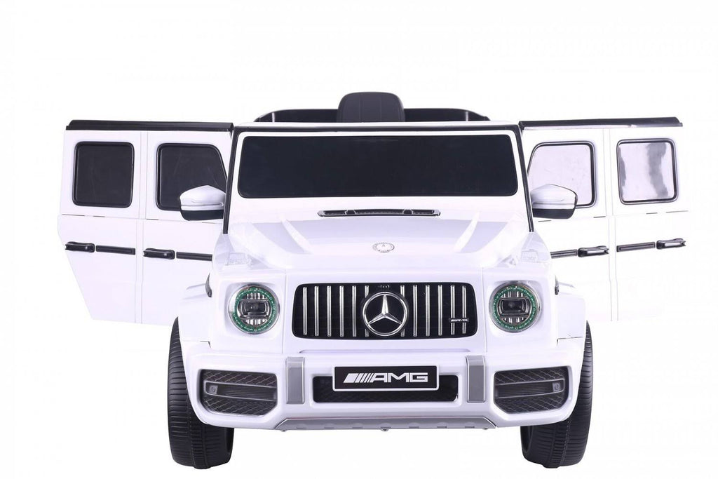 White 6V Kids Ride on Car with MP3 and RC L772431