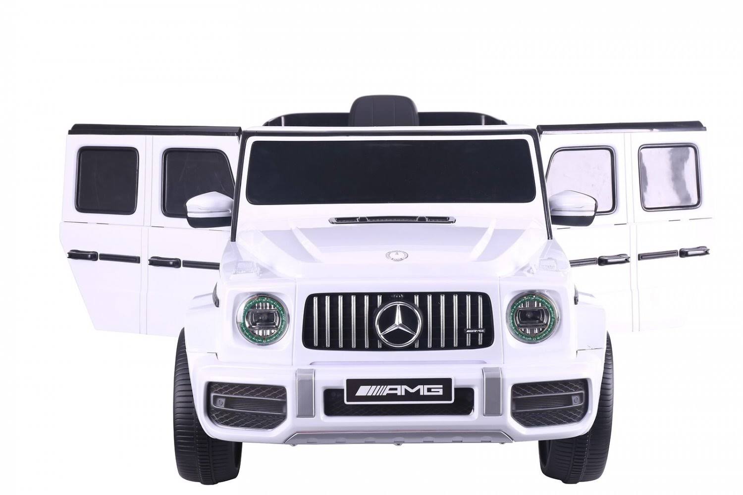 White 6V Kids Ride on Car with MP3 and RC L772431