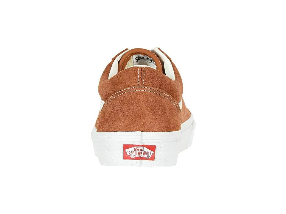 Leather Brown True White Pig Suede Old Skool Shoes F841