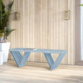 ShipmateBlue Wooden Picnic Bench P449554