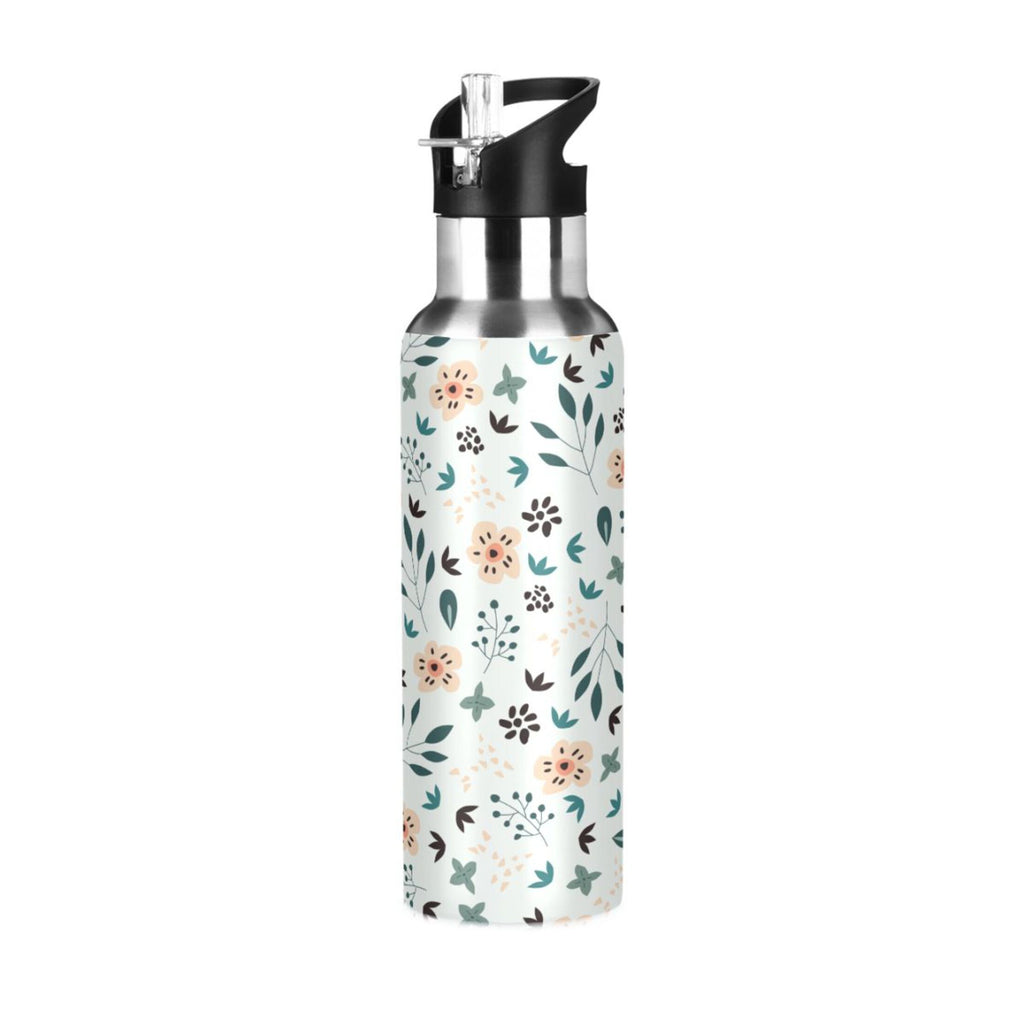 Stainless Steel Insulated Water Bottle with Straw Lid I57907