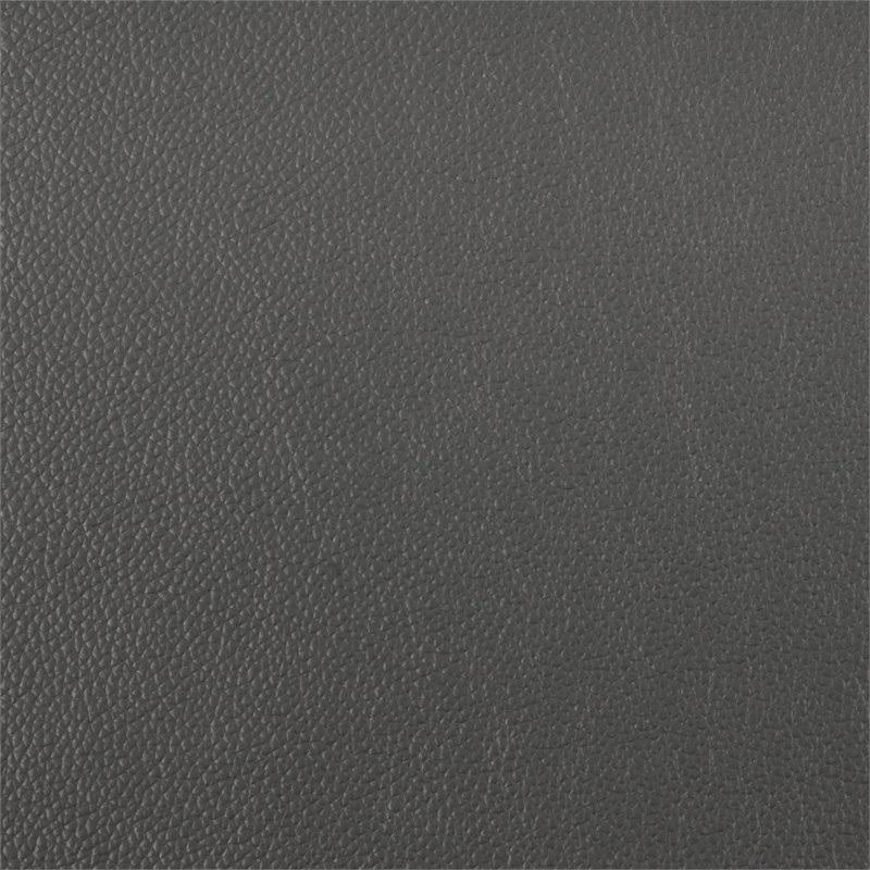 Dark Gray Leather Match Accent Chair Q530177