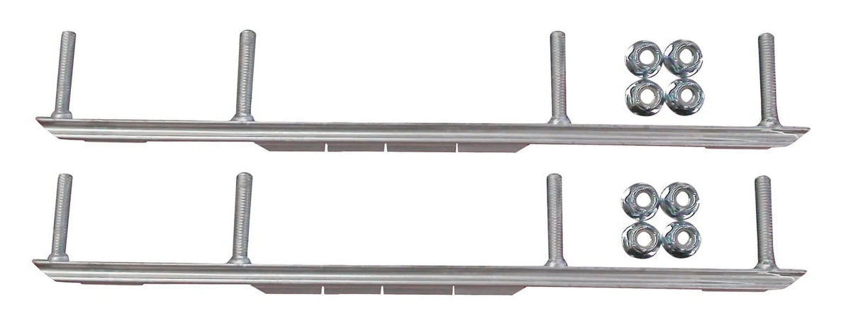 Red XCS Snowmobile Skis Complete Kit K753169