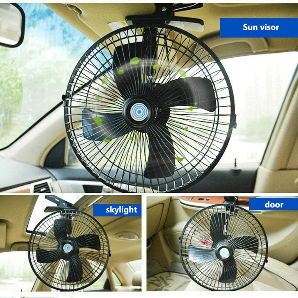 10inch 24V Electric Air Fan with Clip Q29484