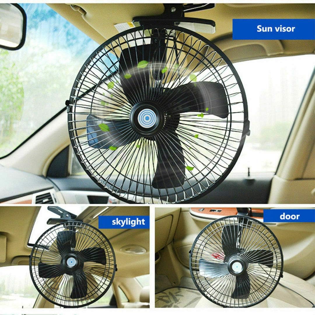 10inch 24V Electric Air Fan with Clip Q29484