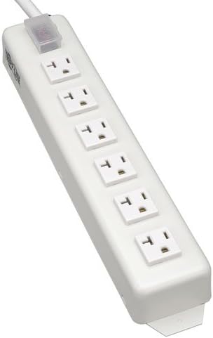 6 Outlet Power Strip, 20A, 15ft Cord with 5-20P Plug R55434