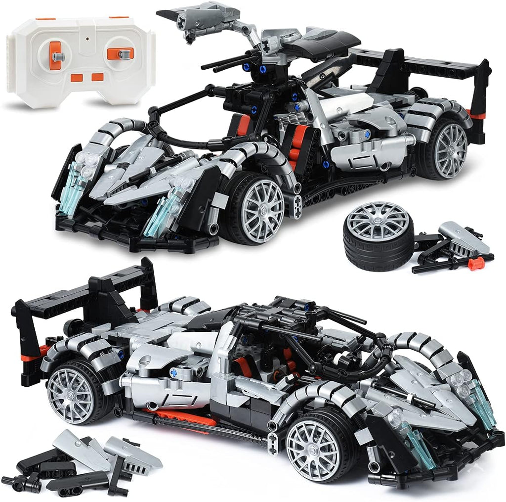 990PCS RC Car Model Kit Building Blocks Toys Remote Control Racing Car N8586