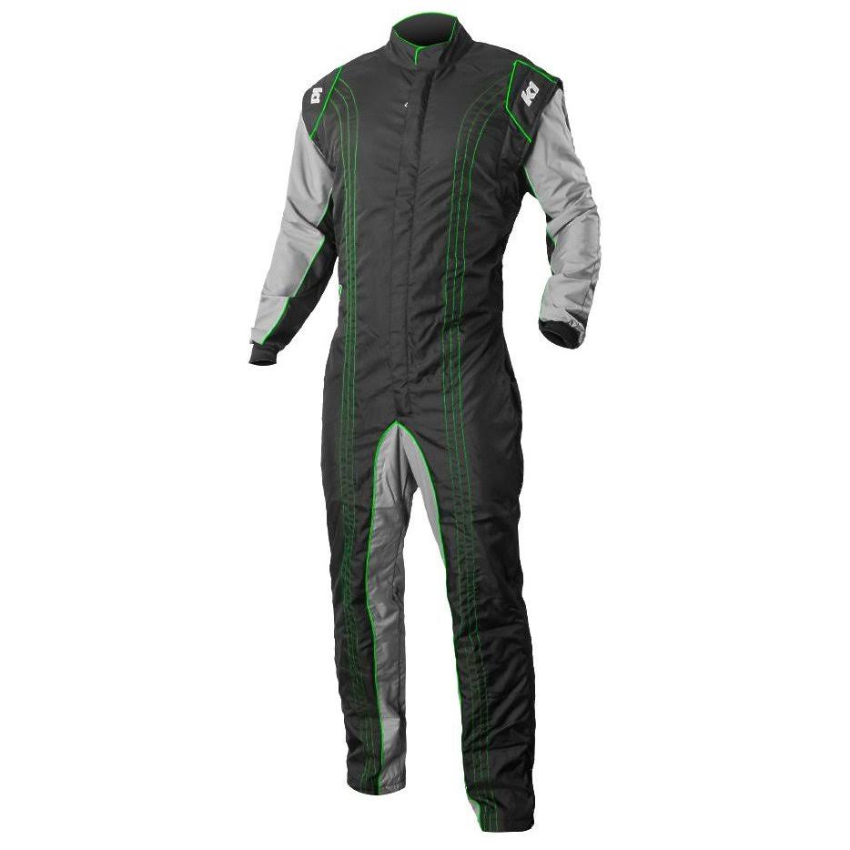 Green Medium Large Kart Racing Suit V813776