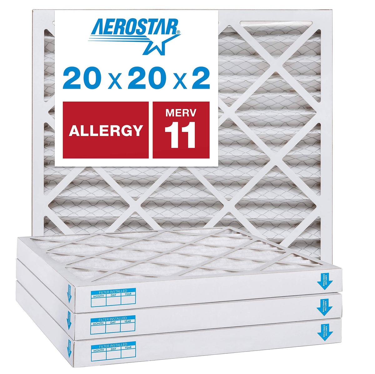 20x20x2 MERV 11 Pleated Air Filter M132482