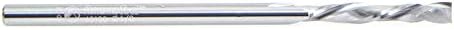 CNC Solid Carbide Compression Spiral 1/8 Dia x 13/16 x 1/8 Shank C286765