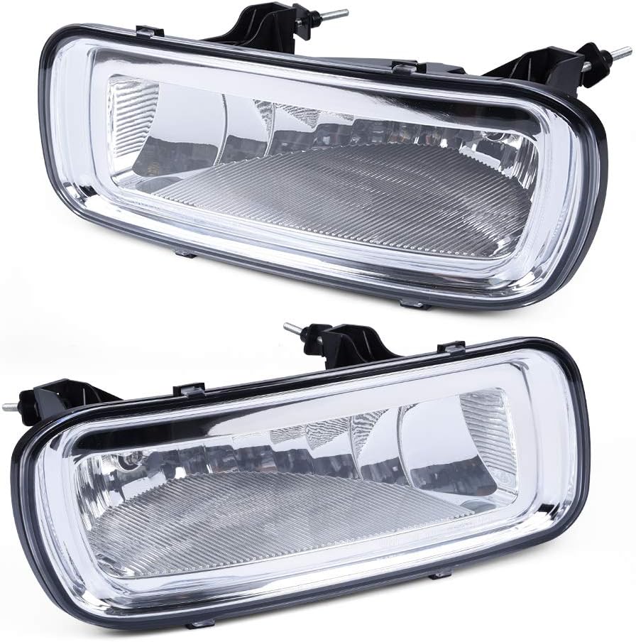 1Pair Front Bumper Fog Lights Clear Lens Pack of 2 T208685