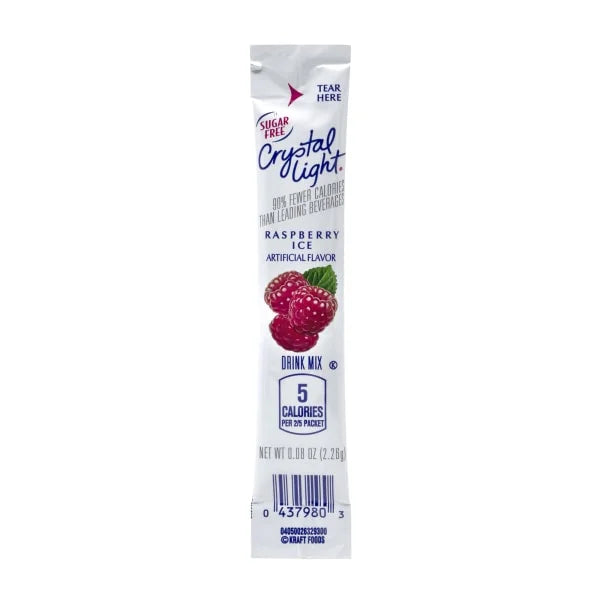 Sugar-Free Raspberry Ice Drink Mix, 30 Packets, Pack of 2 P526126