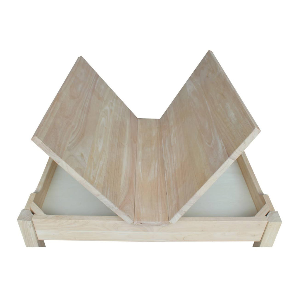 Unfinished Kids' Storage Table with Lift Top J1110